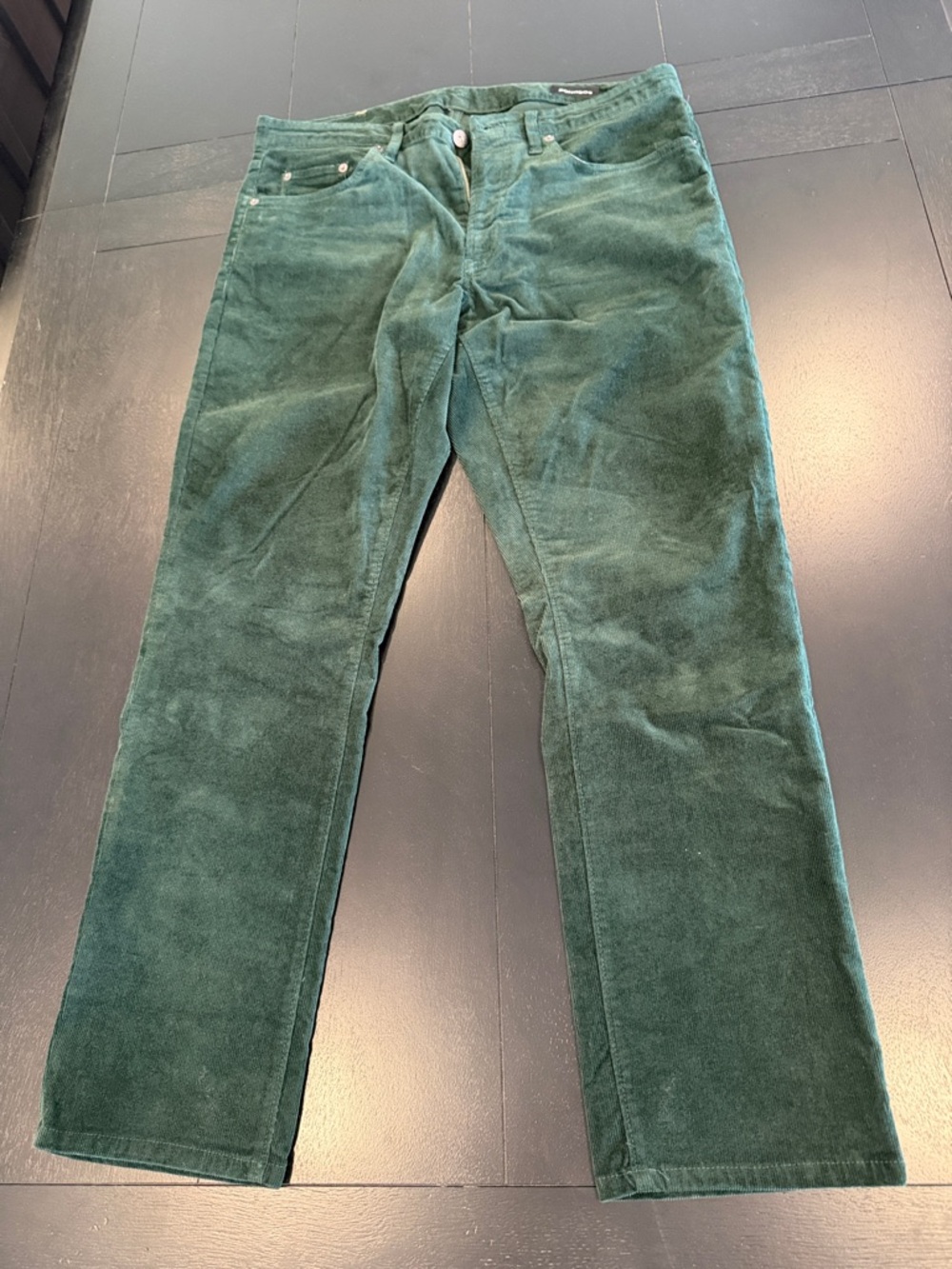 Bonobos Forest Green Corduroy Pants